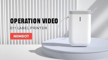 D11 Label Printer Tutorial - How to use D11 label maker & NIIMBOT App