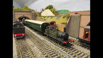 Buckland Junction Loft Model Railway 125. One quick running session with my trains. Ferry awaits me.