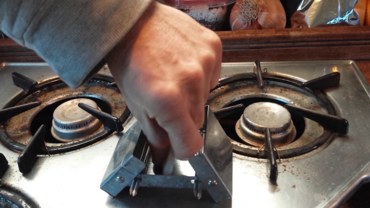 Great cheap folding solid fuel camp stove modification for hiking YouTube