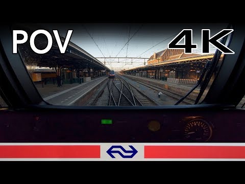 4K TRAIN DRIVER'S POV Roosendaal - Breda DDZ 5jul 2019