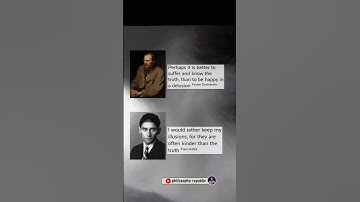 Kafka vs Dostoevsky on truth & illusions #kafka #shorts