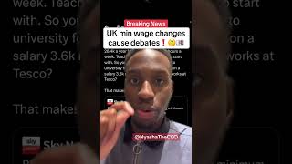 Min Wage increase discourse #fyp #foryoupage #trending #uktiktok #news
