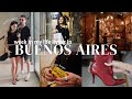 Buenos aires weekly vlog best restaurants thrifting date in the park