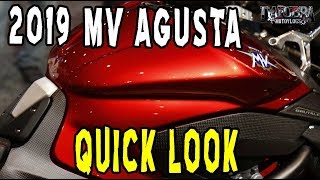2019 MV Agusta Bikes Quick Look  New York International Motorcycle Show