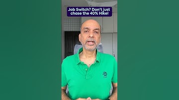 Job Change? Why a 40% Salary Hike Might Not Be the Best Move! | Sarabjeet Sachar #Short #JobSwitch