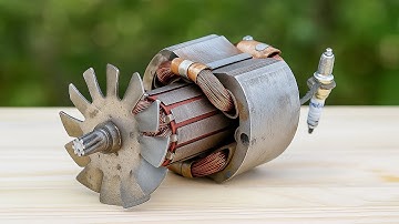 Installing a spark plug into an old engine – an invention that amazed the whole world