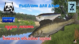 #Стрим🐠Russian Fishing 4🐠рыбачим для души🐠№ 418🐠выполняем юбилейные задания🐠судак ,чехонь🐠