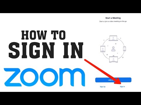 Video How To Sign in Zoom Cloud Meetings App - youtube
