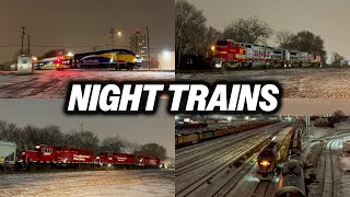 Night Trains 3 in Minneapolis - Northstar/CPKC/BNSF/Union Pacific