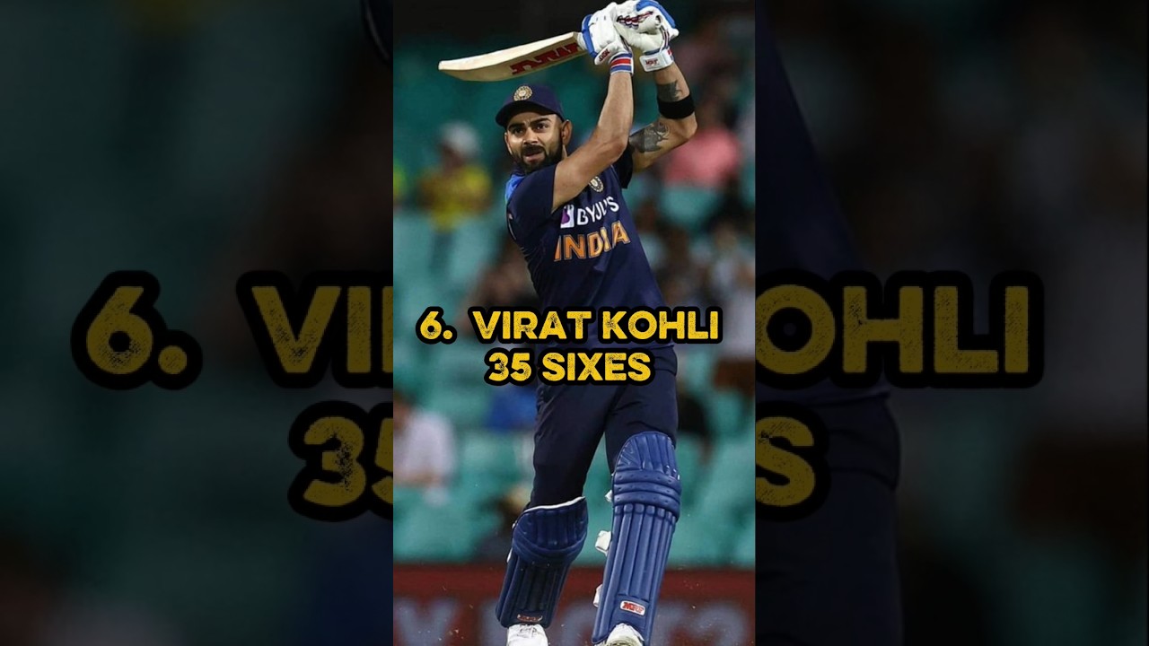 Most Sixes in T20 World Cup History 🏏🔥