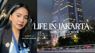 office vlog: work week in my life as a fresh graduate in Jakarta 👩🏻‍💻🖥