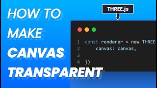 How to make canvas transparent in Three.js? | Shorts screenshot 4
