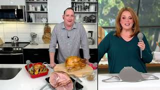 Ecolution Silicone Turkey & Roast Lifter With Baster on QVC