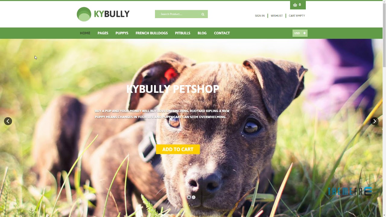 Kybully - Mobile First Zencart Theme Flynn Braxton