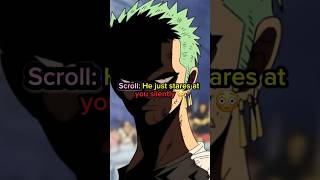 You Touch Zoros Swords Without Asking