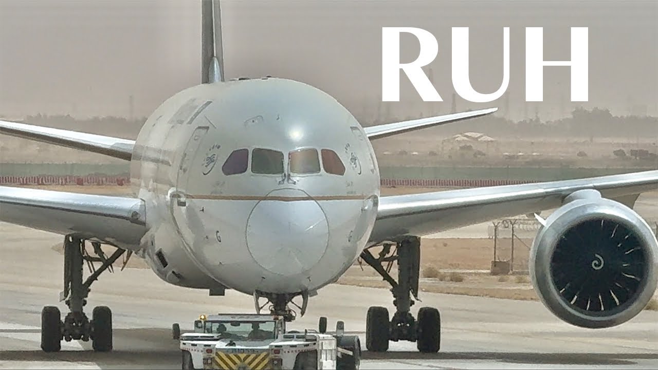 حركة الطائرات في مطار الرياض | Planes spotting at Riyadh Airport #3