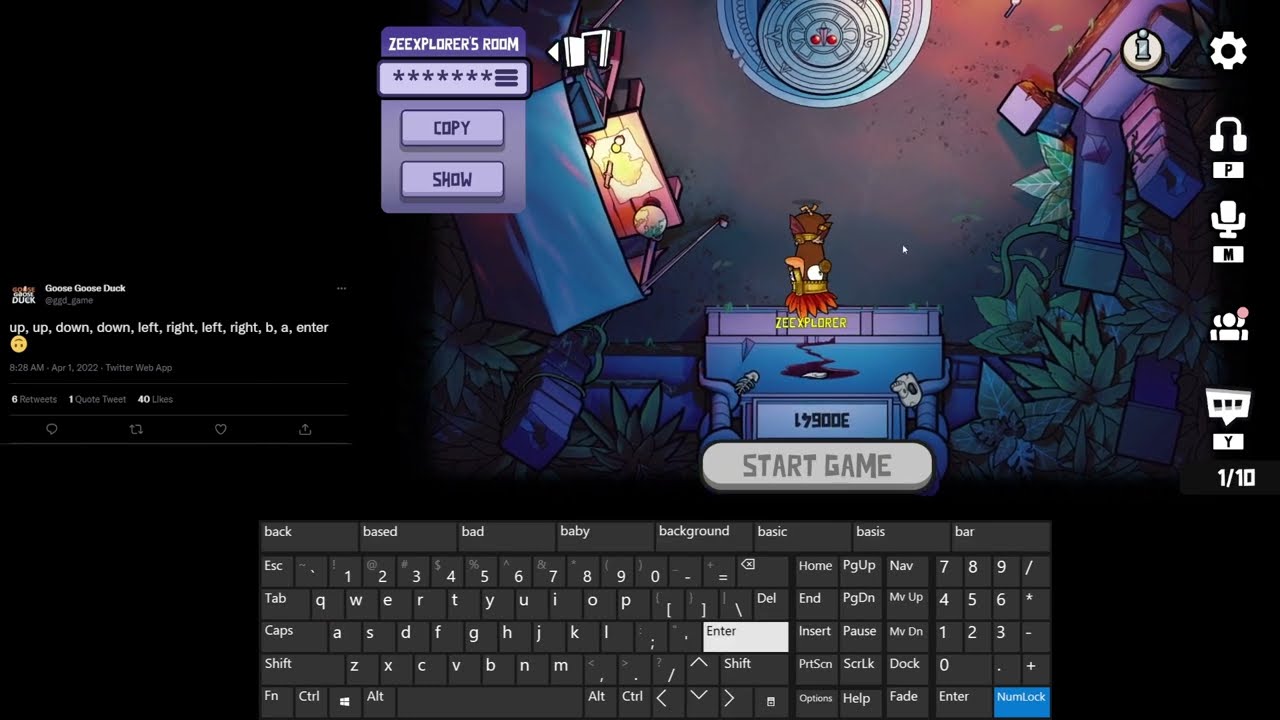 Goose Goose Duck Upside Down on 1st April