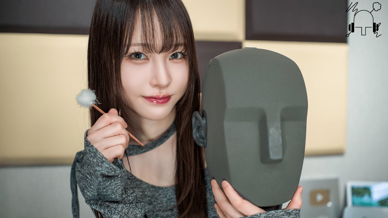 【Moka Shirako】Чистка ушей Моку Моку с помощью бамбуковых ушных палочек и ватных тампонов💭【ASMR / 4K】