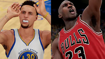 Chef Curry vs Jordan! Splash Abuse! Warriors vs 96 Bulls! NBA 2K16 PS4 Play Now