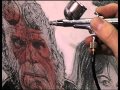 DREW STRUZAN Conceiving & Creating the Hellboy Movie Poster Art - PAINTING