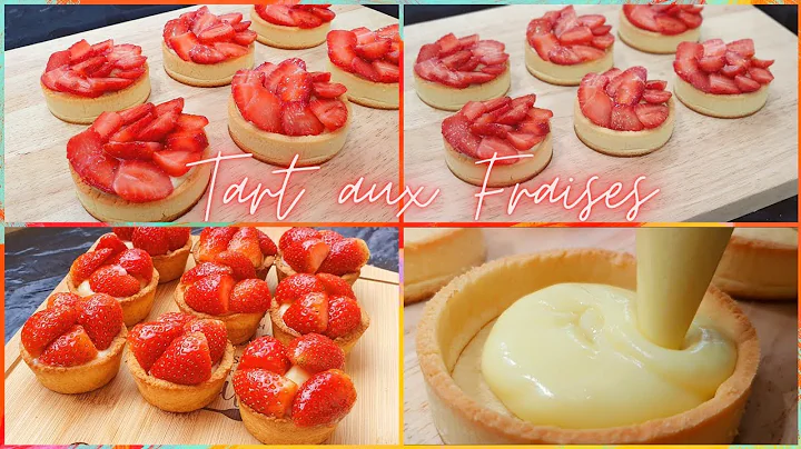 Tart Aux Fraises| How to make Strawberry tarts| Best Tart shells recipe