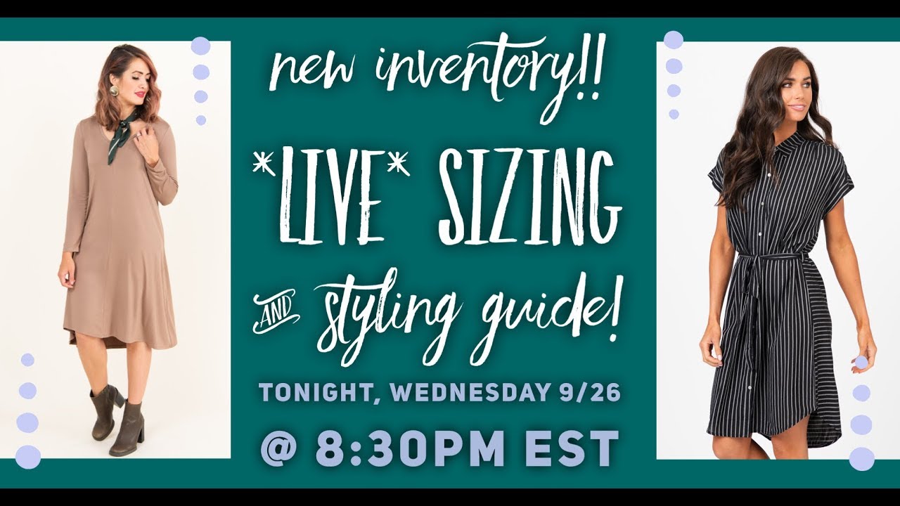 agnes-dora-new-inventory-live-sizing-styling-guide-9-26-18-youtube