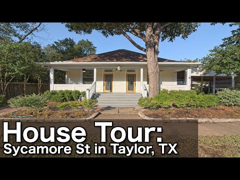 1111 Sycamore St, Taylor, TX home video tour