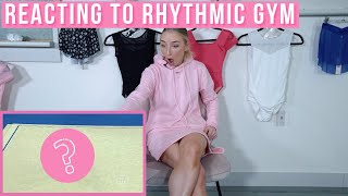 BALLERINA REACTS TO RHYTHMIC GYM!