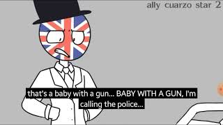 Baby with a gun! | UK, CCCP, FRANCE and USA | 😂