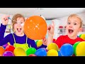 Levi stella et ivy clatent 100 ballons mystres pour gagner une journe oui