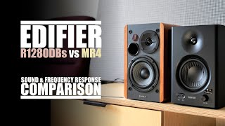 DSAUDIO.review ||  Edifier MR4 vs Edifier R1280DBs  || sound.DEMO