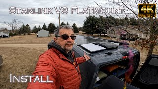 Pro Performance Starlink V3 (New Version) Flat mounted on Sprinter Van Roof  Install Video