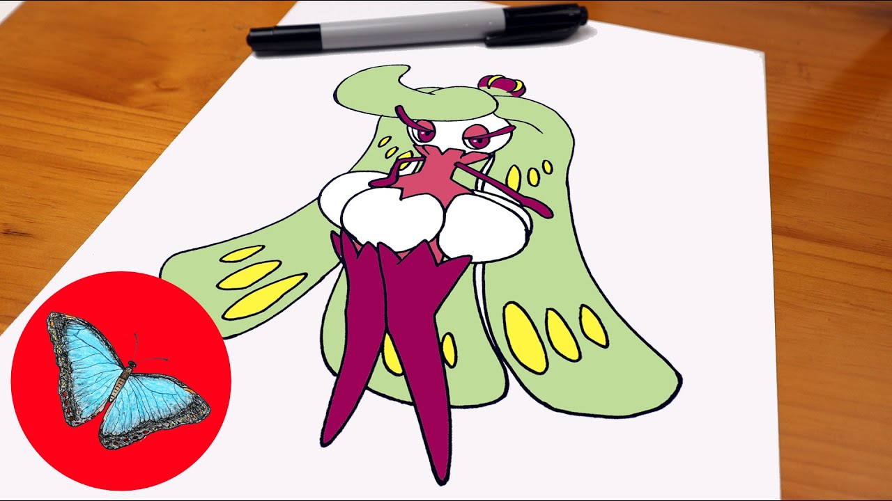 How To Draw Pokemon Tsareena Easy Step by Step YouTube
