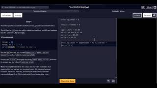 FreeCodeCamp - Python Project  - Step 4 to 8 - Build a Bill Splitter