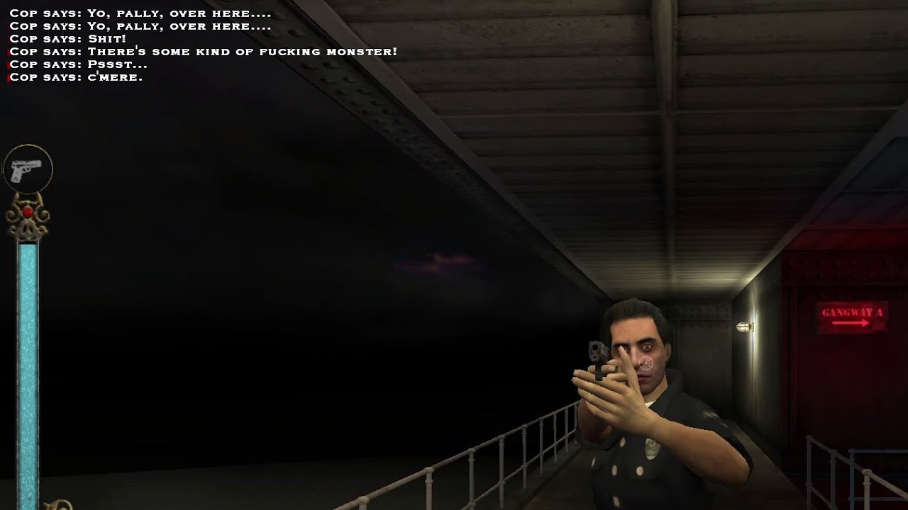 Cop gives Nosferatu mixed signals | Vampire the Masquerade: Bloodlines 