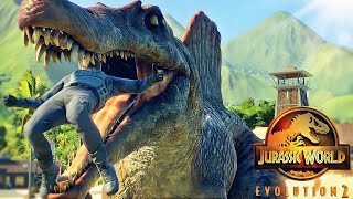 all Dinosaurs Carnivores eating humans - jurassic world evolution 2
