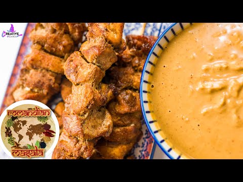 Indonesian Nasi Goreng With Chicken Satay