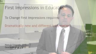 Bruce Lockhart - First Impressions in Education