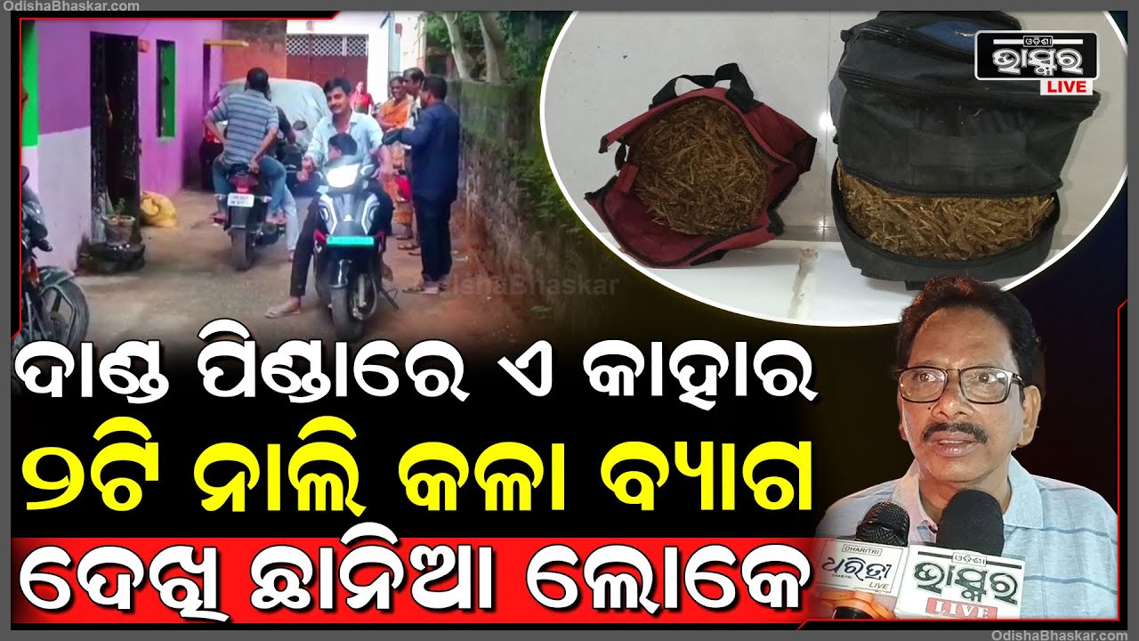 ଗାଁ ରେ ବୁଲି ବୁଲି ବିକ୍ରି କରୁଥିଲେ ମହିଳା ପୋଲିସକୁ ଦେଖି ଲକ୍ଷାଧିକ ଟଙ୍କାର ବ୍ୟାଗକୁ ଛାଡି ଦୌଡିଲେ
