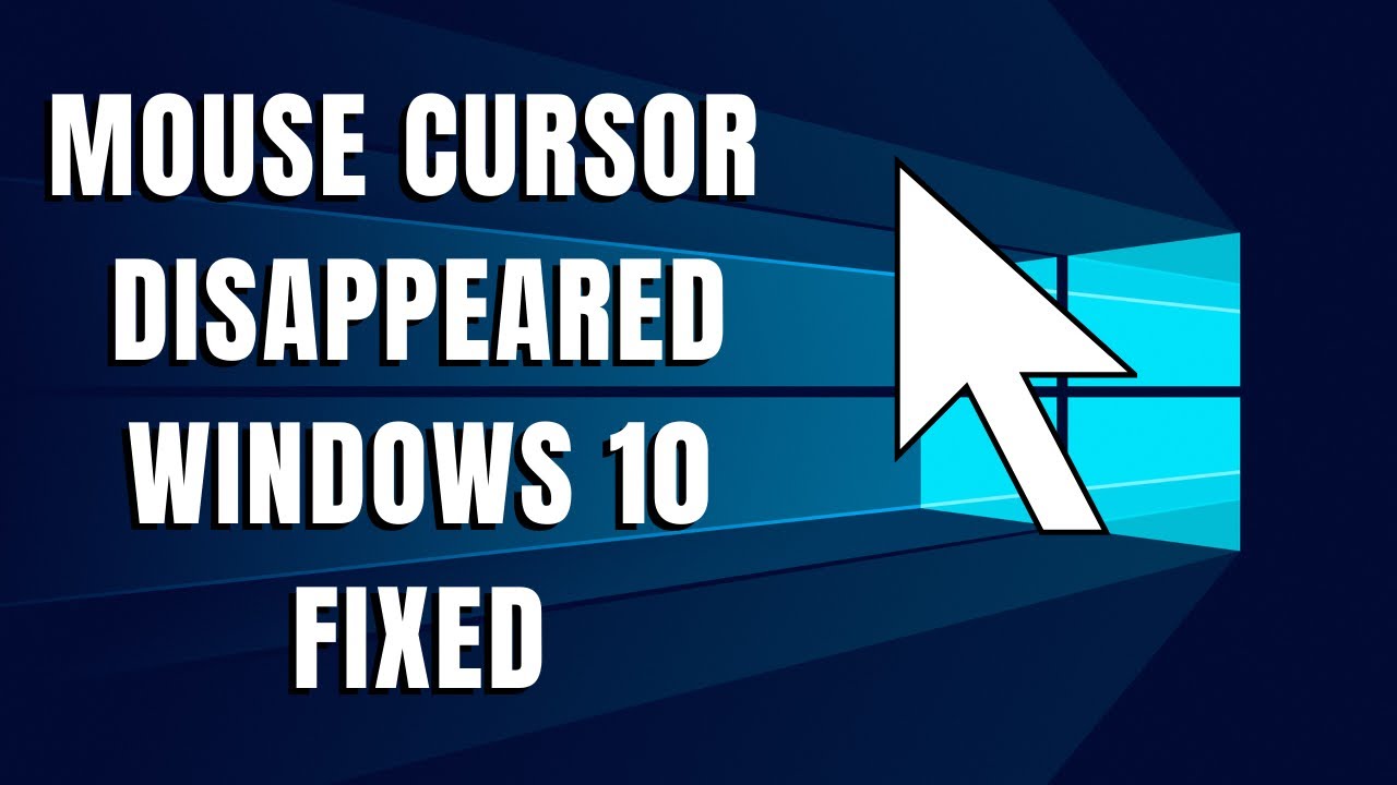 How to fix mouse cursor disappears windows 10 laptop | Mouse cursor not  showing laptop | - escueladeparteras