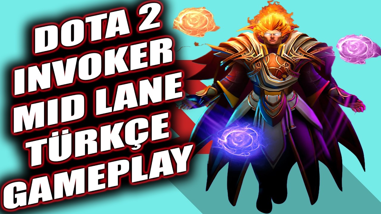 Dota 2 Türkçe TR | Invoker KaeL Mid Lane | Dereceli / ImmortaL