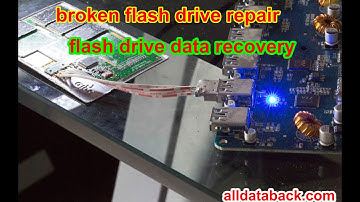 broken usb flash drive repair and data recovery AU6986 controller