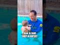How to Hold Your Baby in the Pool