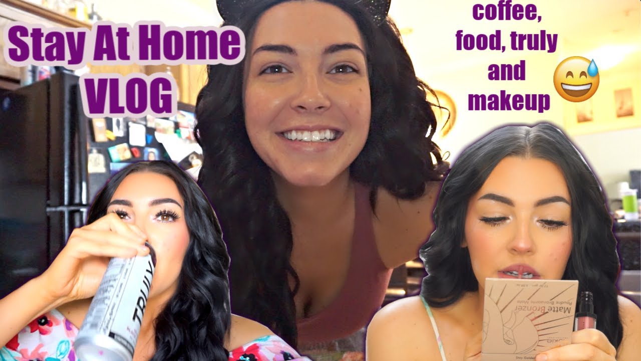 Another Stay At Home Vlog + Makeup!