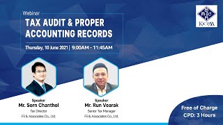 KICPAA Webinar: Tax Audit & Proper Accounting Records KICPAA Webinar: Tax Audit & Proper Accounting Records