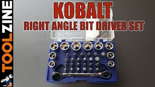 Kobalt Right Angle Bit Driver Set 35 Piece #0338358 Overview