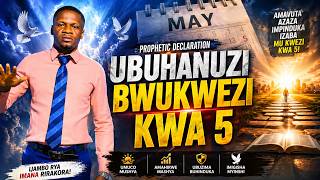 UBUHANUZI BWUKWEZI KWA 5 - Pastor  Eric Jean