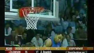 Tyler Hansbrough Hit By Gerald Henderson