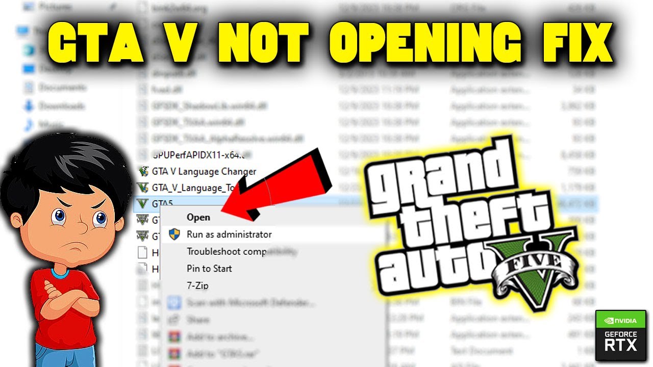 How To Fix GTA 5 Not Opening || GTA V Not Launching Fix || GTA V Not ...