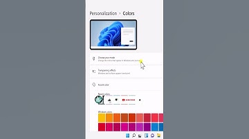 How To Change Colour in Windows 11